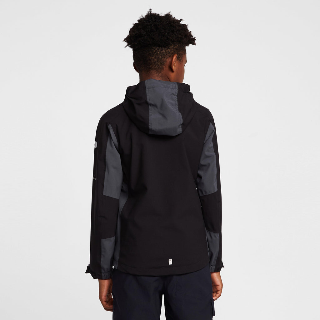 Kids' Highton III Waterproof Jacket Black/India Grey