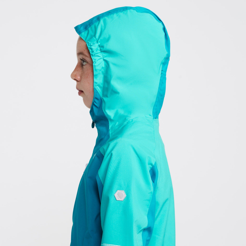 Kids' Highton III Waterproof Jacket Turquoise/Enamel