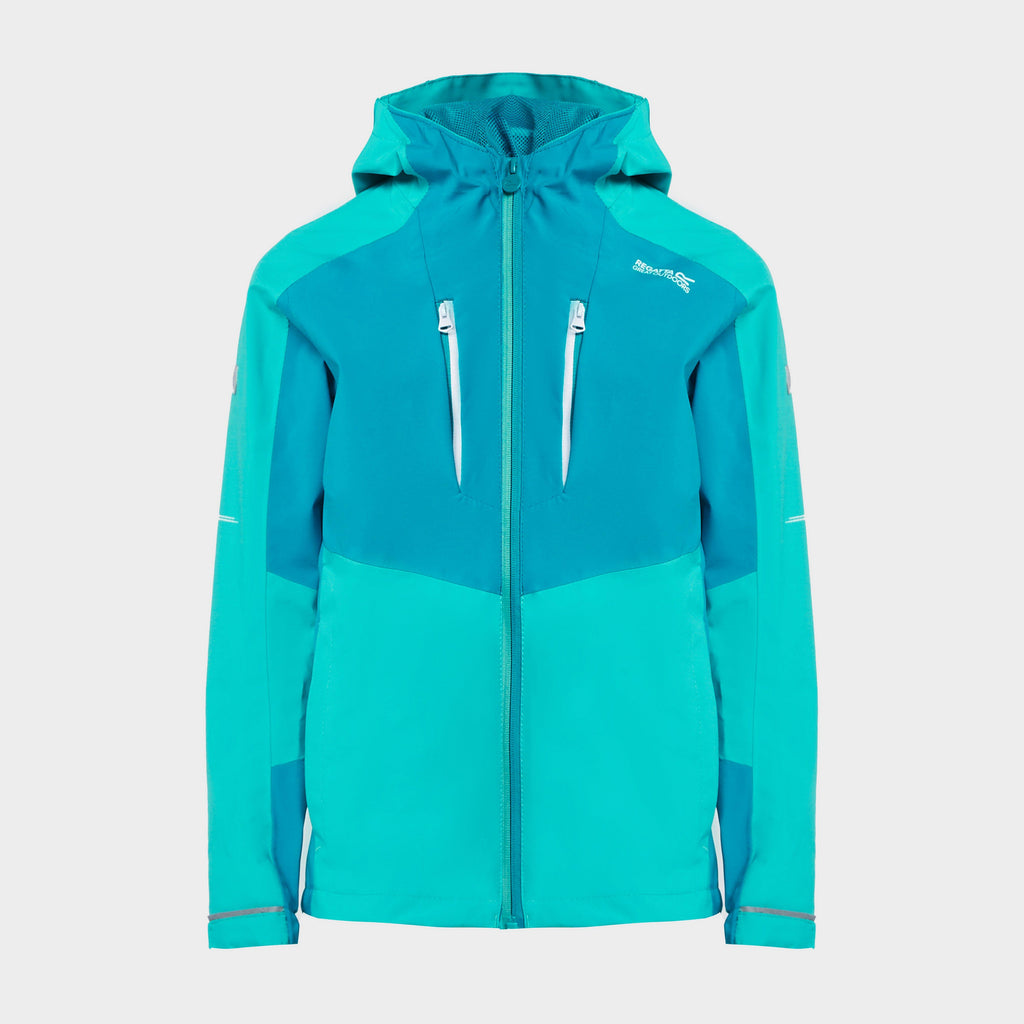 Kids' Highton III Waterproof Jacket Turquoise/Enamel