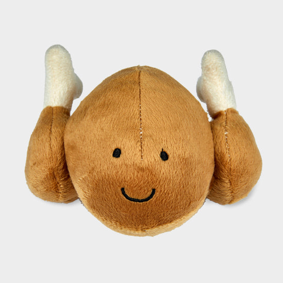 Foodie Faces Roast Chicken Dog Toy