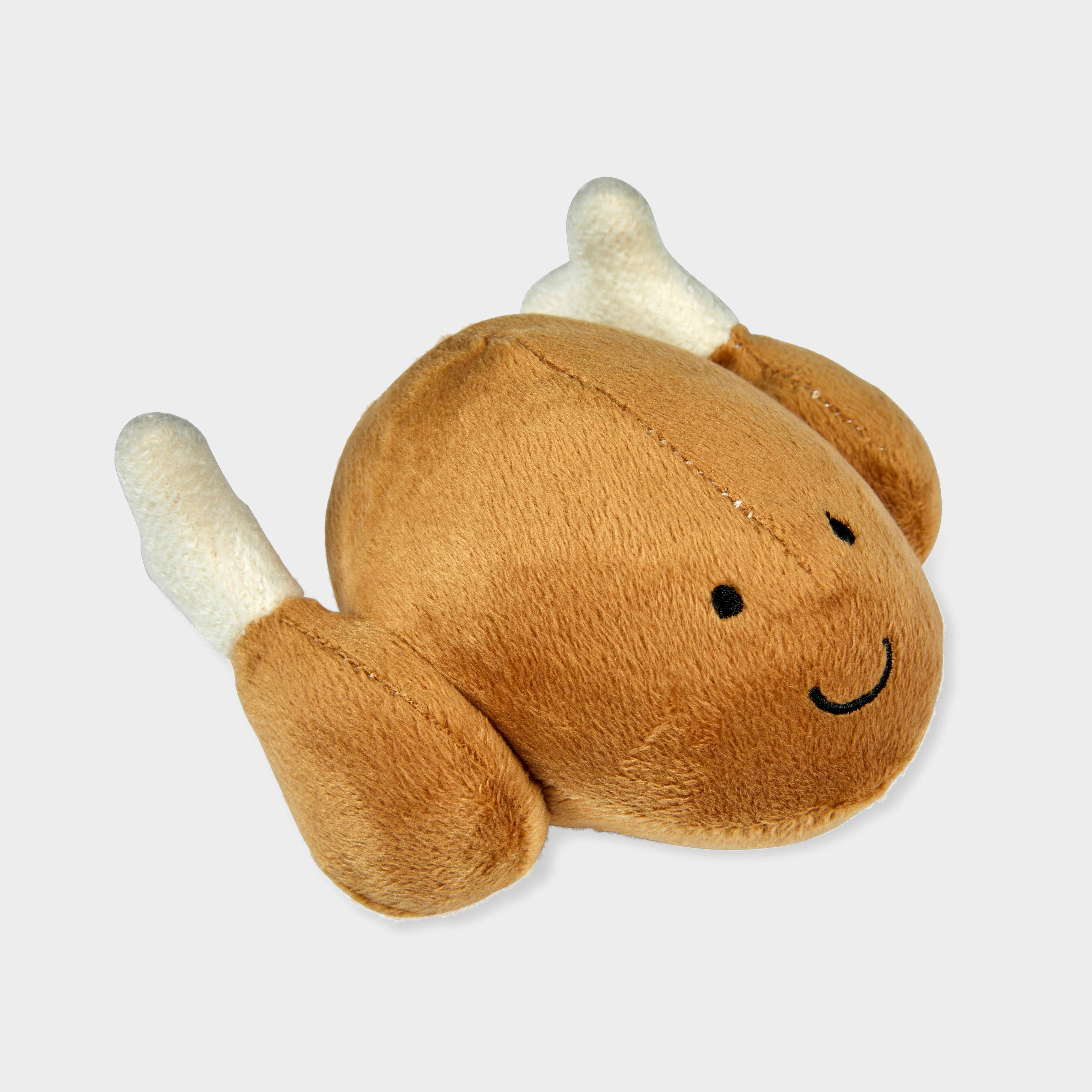 Foodie Faces Roast Chicken Dog Toy