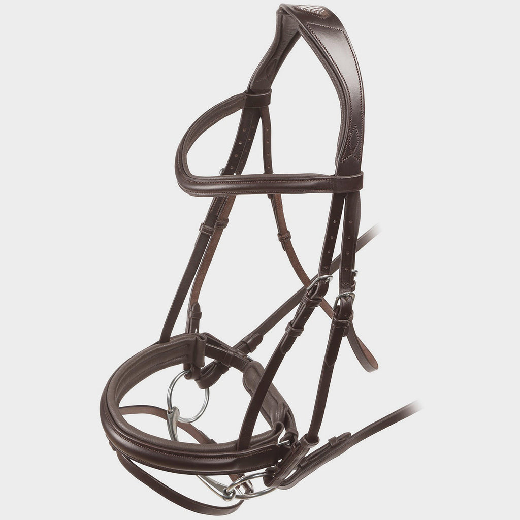 Dressage Flash Bridle Brown