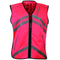 Adults’ Reflective Hi-Vis Waistcoat Pink