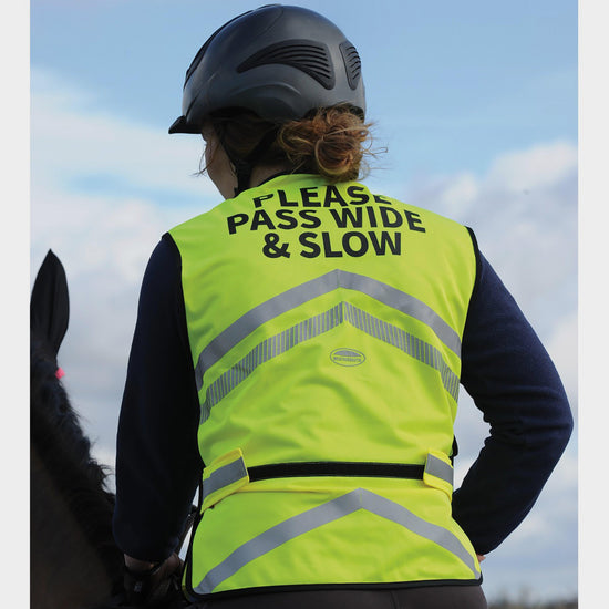 Adults’ Reflective Hi Vis Waistcoat Yellow