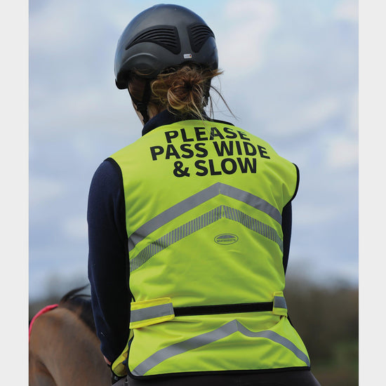Adults’ Reflective Hi Vis Waistcoat Yellow