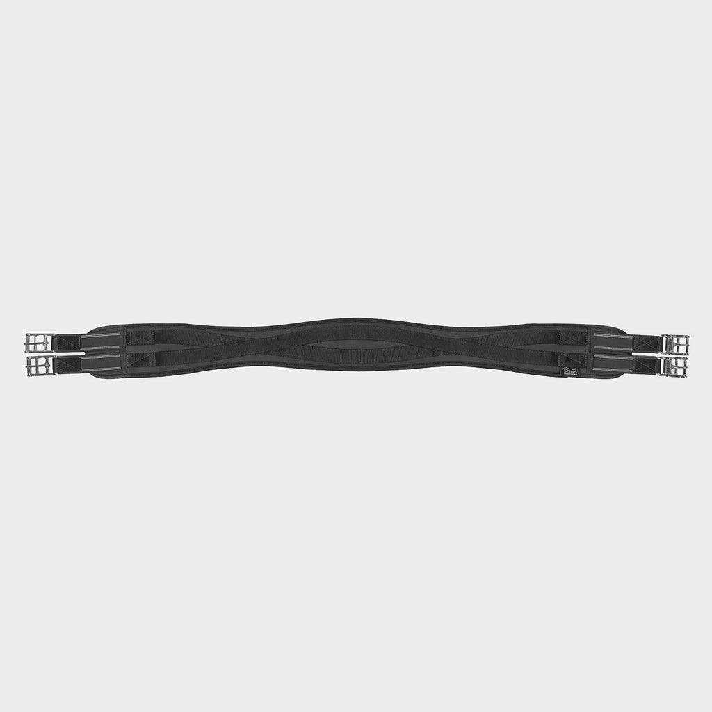 Memory Foam Elasticated GP Girth in Black