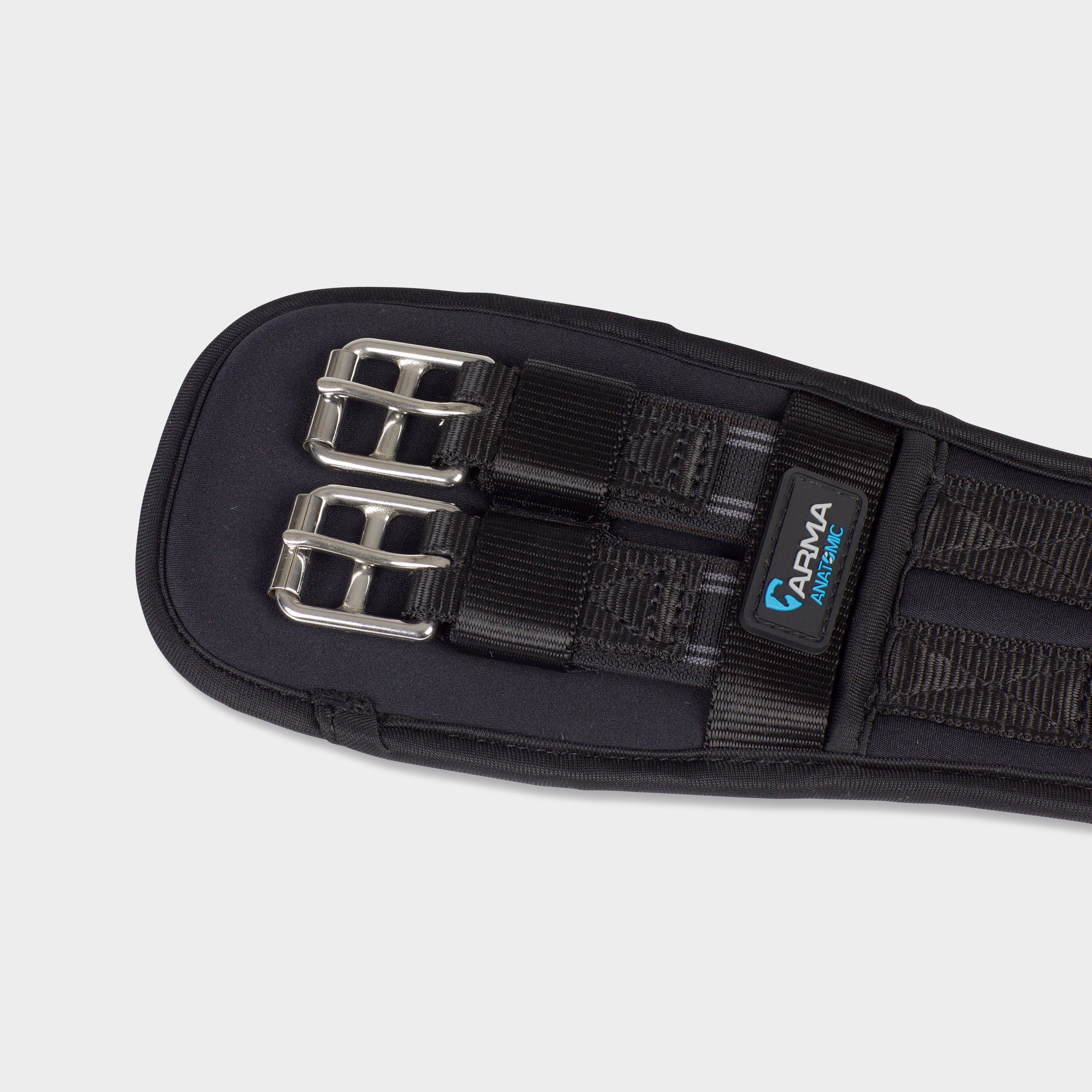 Memory Foam Elasticated Dressage Girth in Black