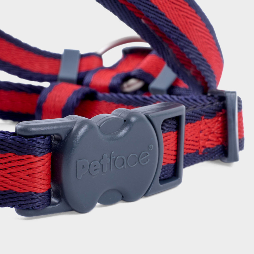 Scarlet Stripe Dog Harness – Medium