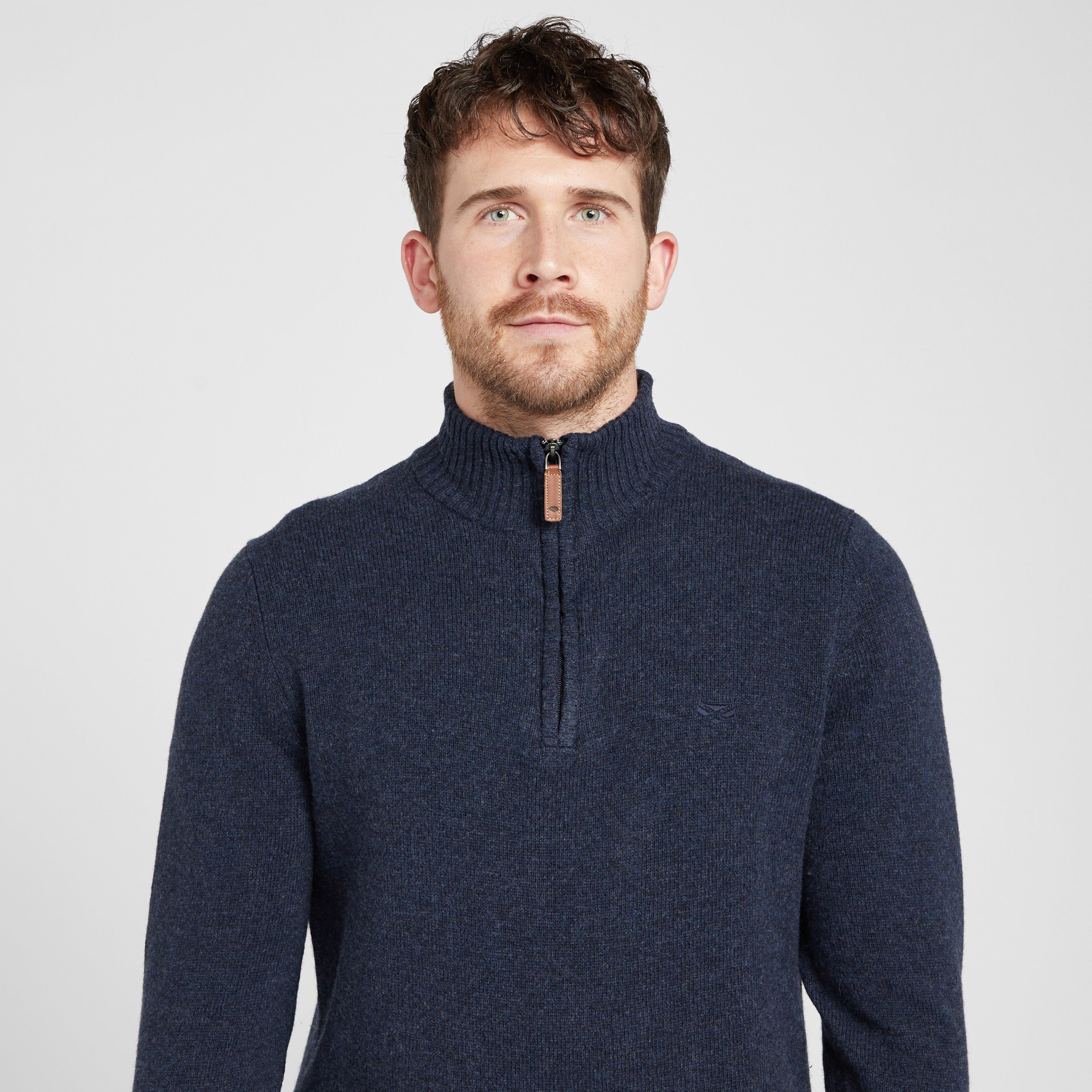 Men's Lothian 1/4 Zip Pullover Indigo