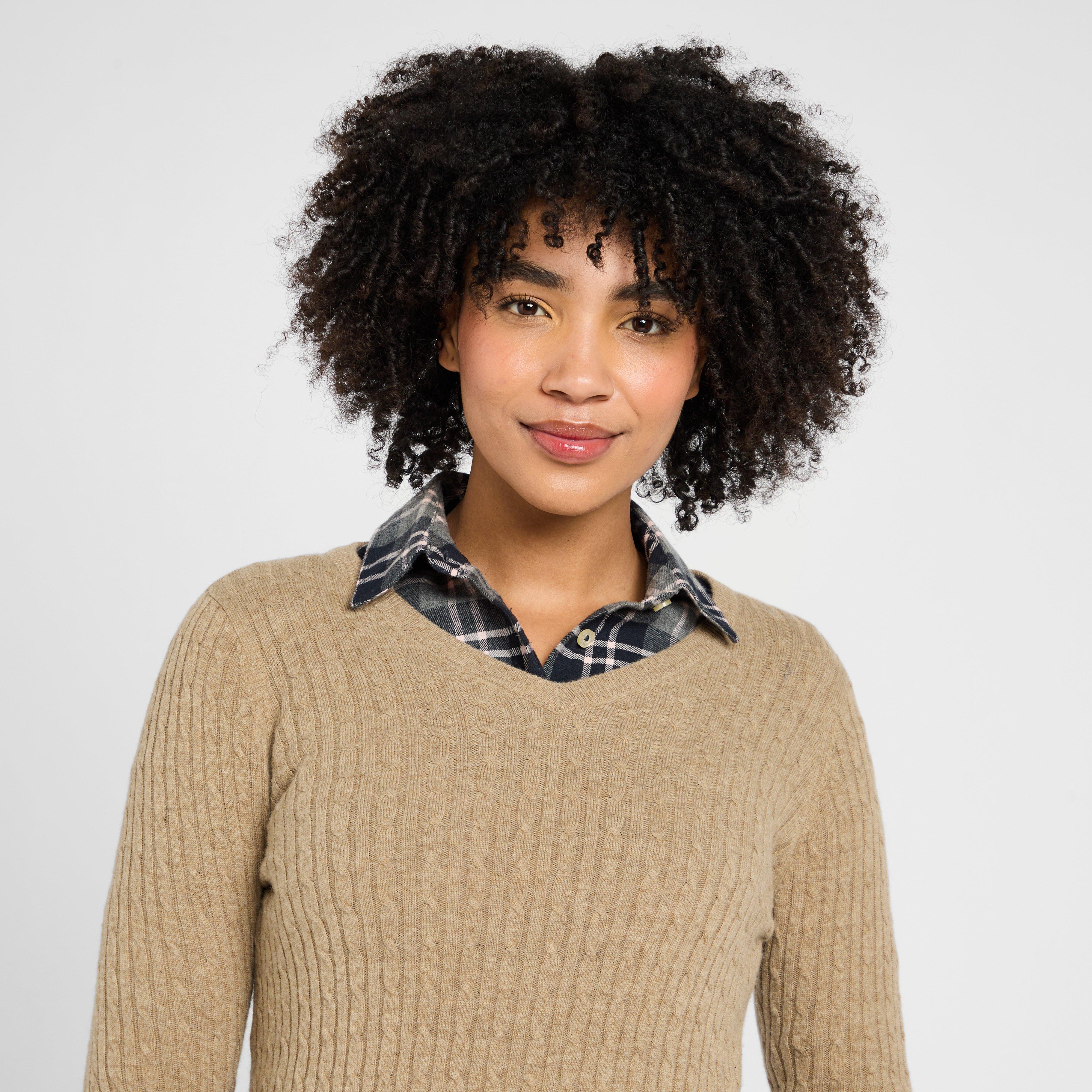 Women’s Lauder Cable Pullover Camel