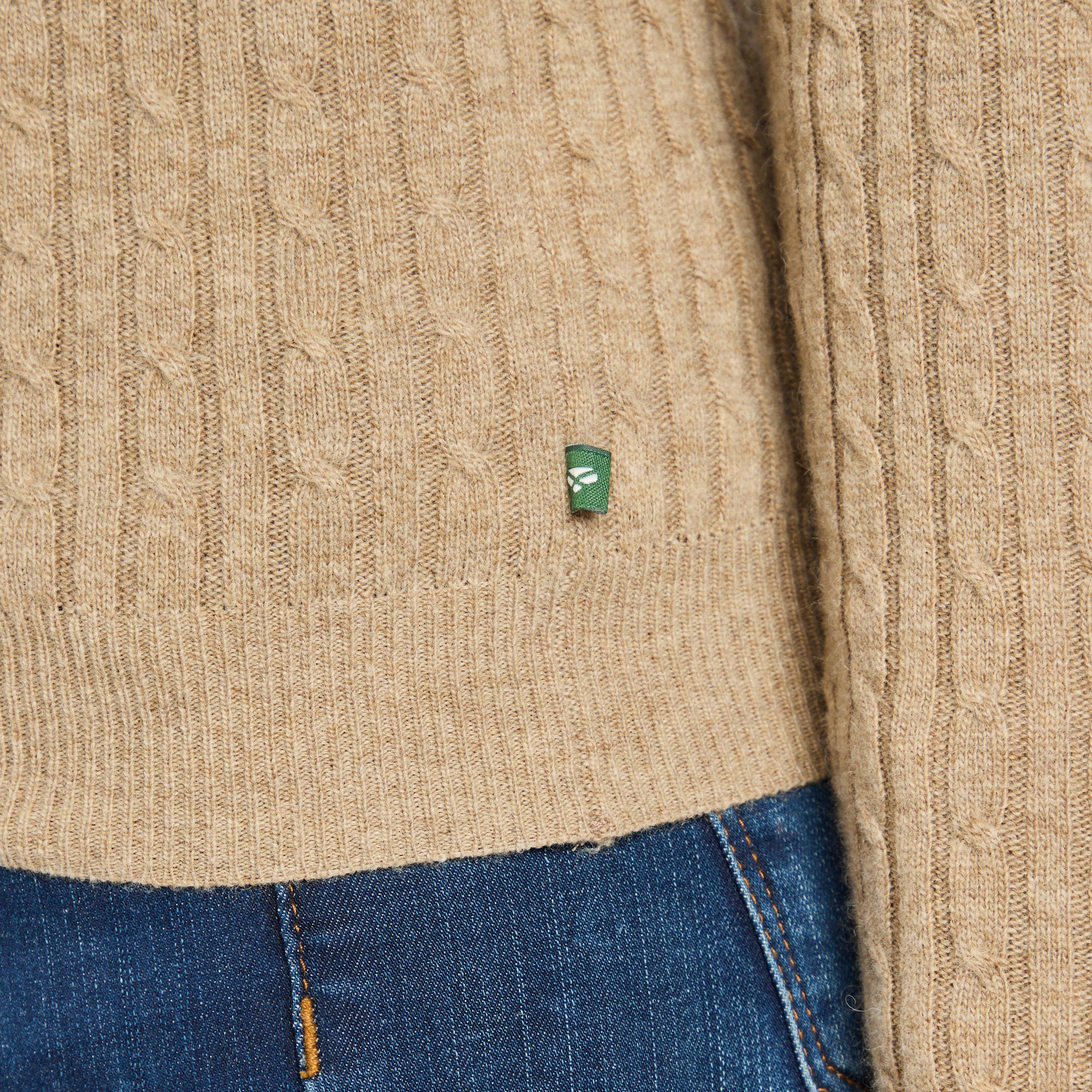 Women’s Lauder Cable Pullover Camel