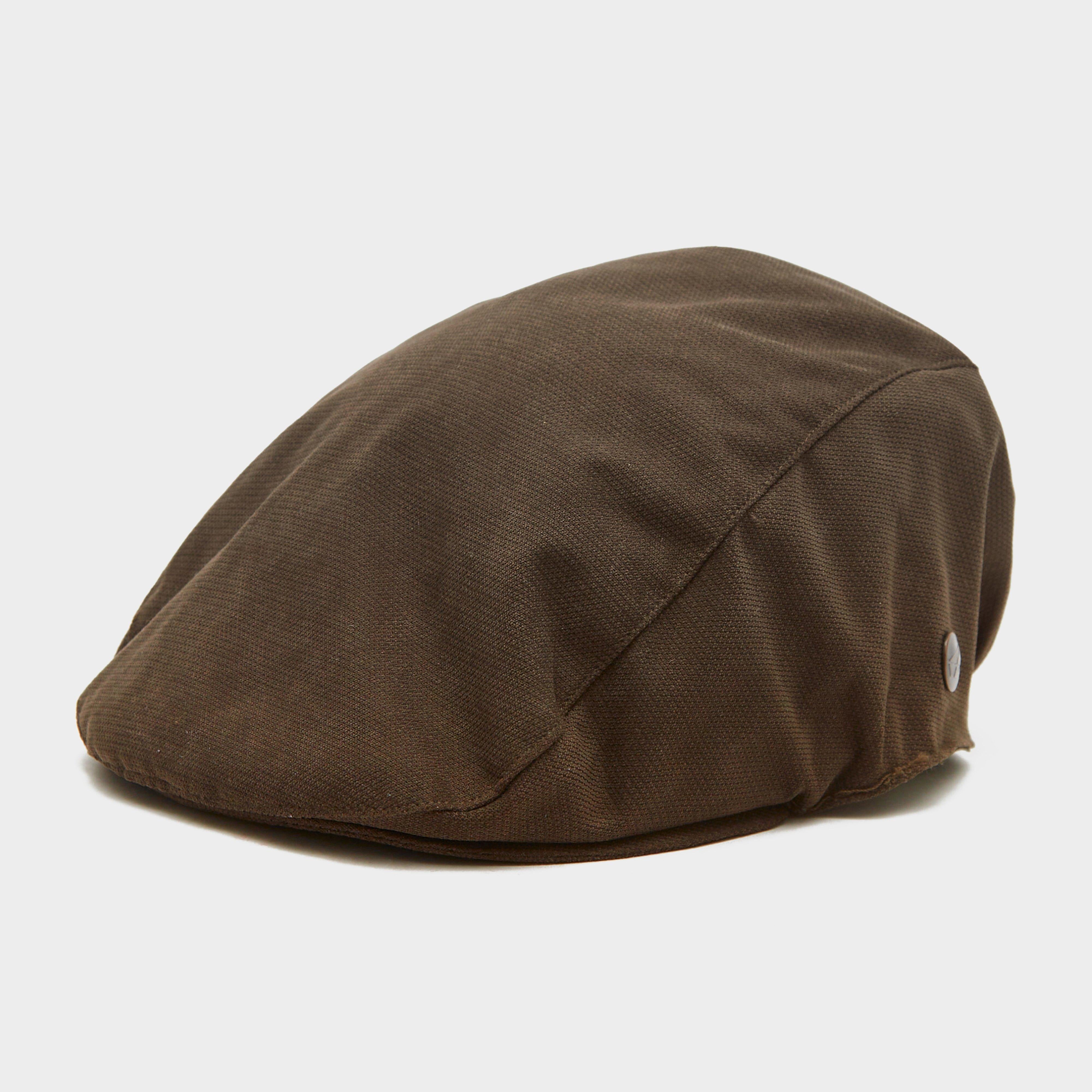 Struther Waterproof Flat Cap Dark Green