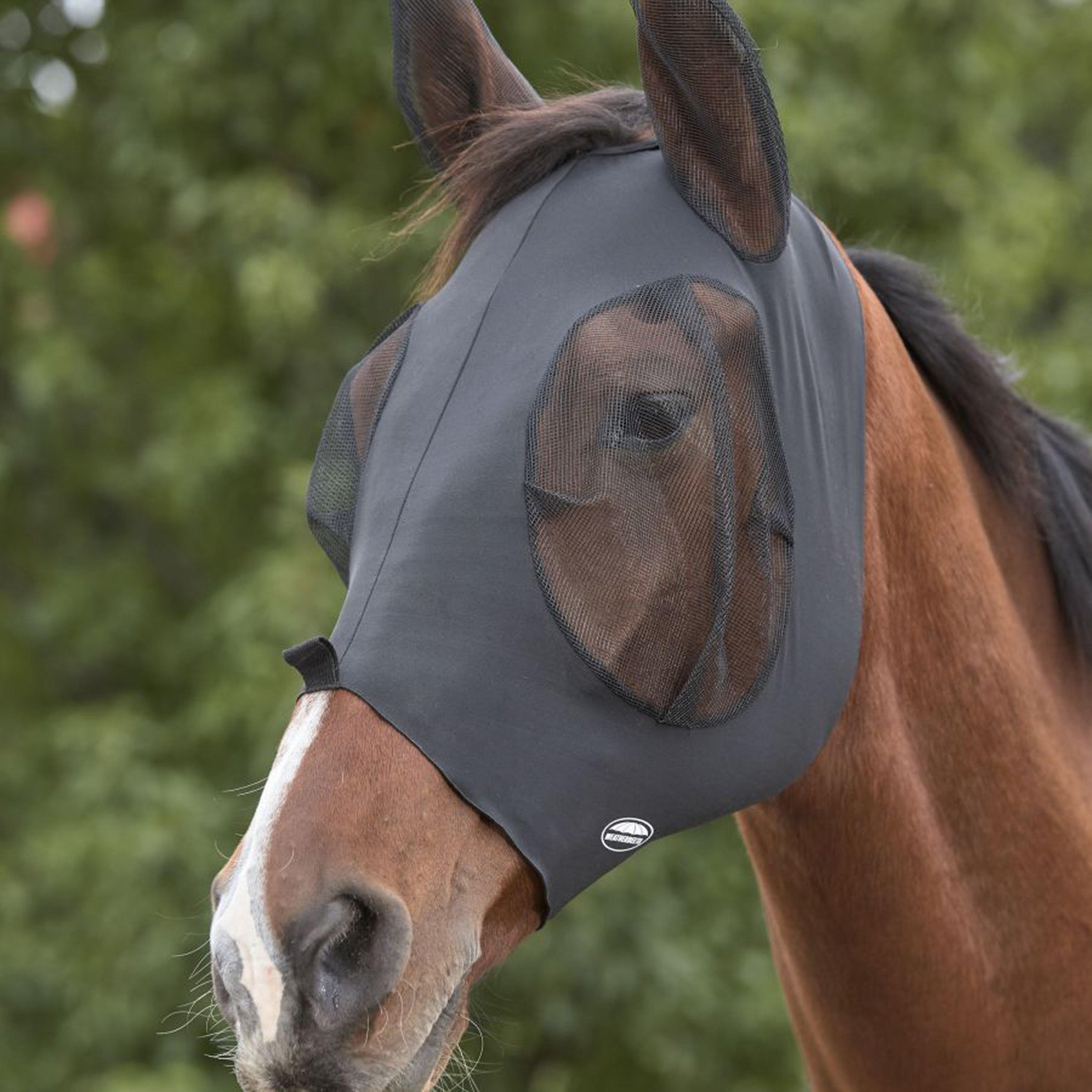 Deluxe Stretch Bug Eye Saver With Ears Black/Black