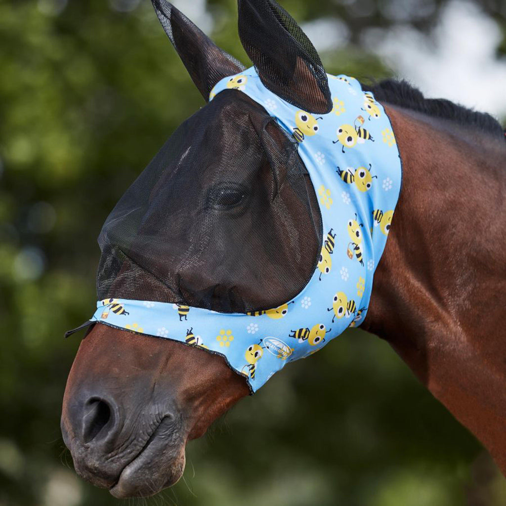 Stretch Eye Saver With Ears Bee Print