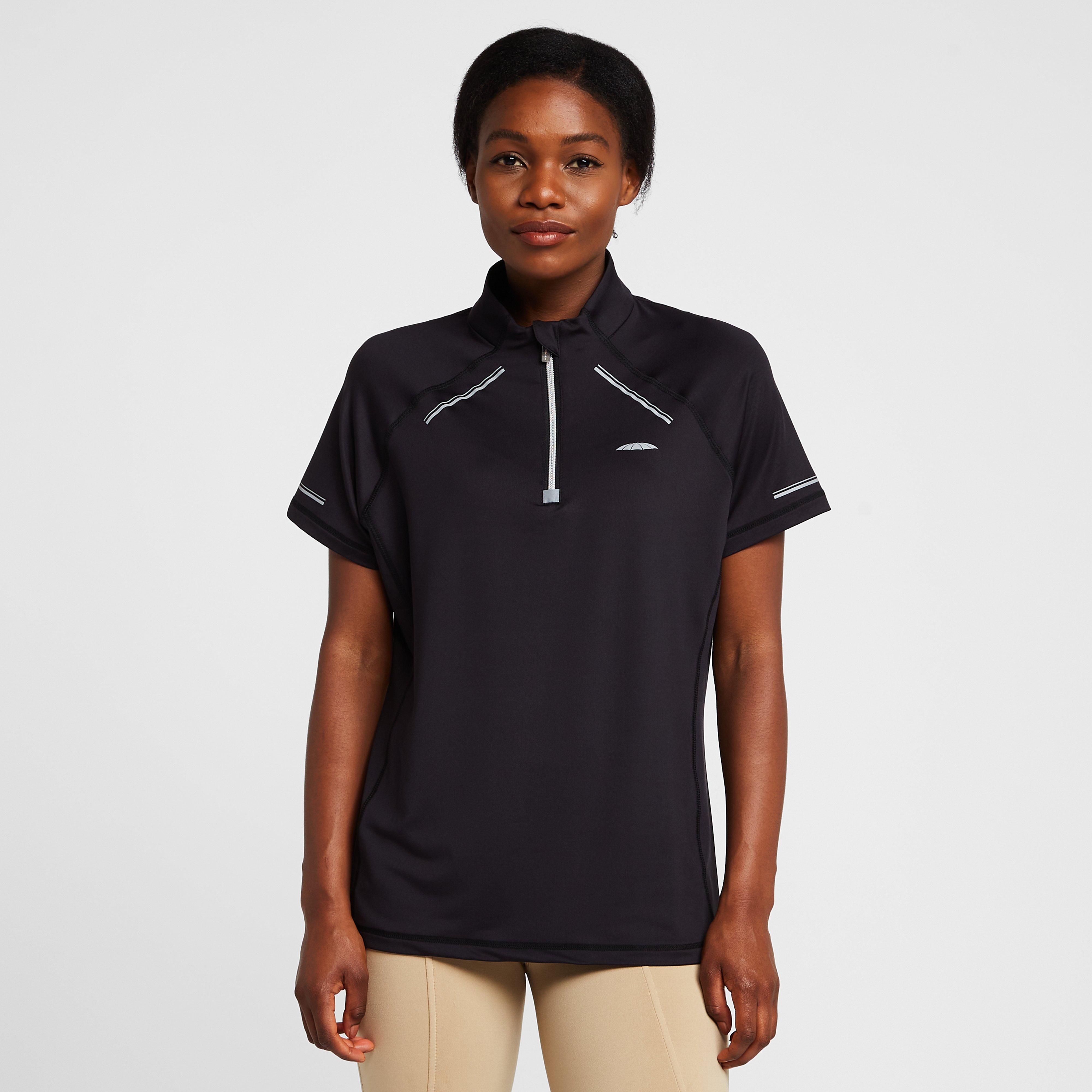 Womens Victoria Premium Short Sleeve Top Black