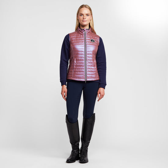 Violet Pearl Gilet Violet Rose