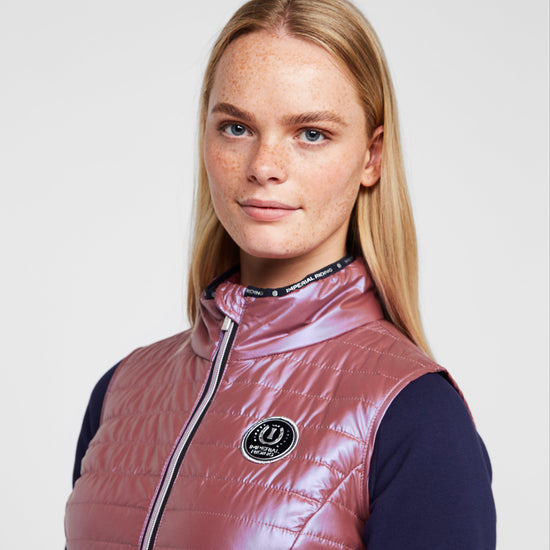 Violet Pearl Gilet Violet Rose