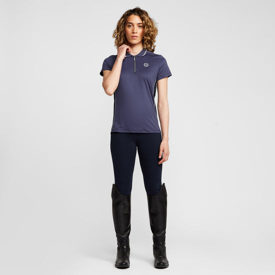 Women’s Lurex trim Polo Shirt