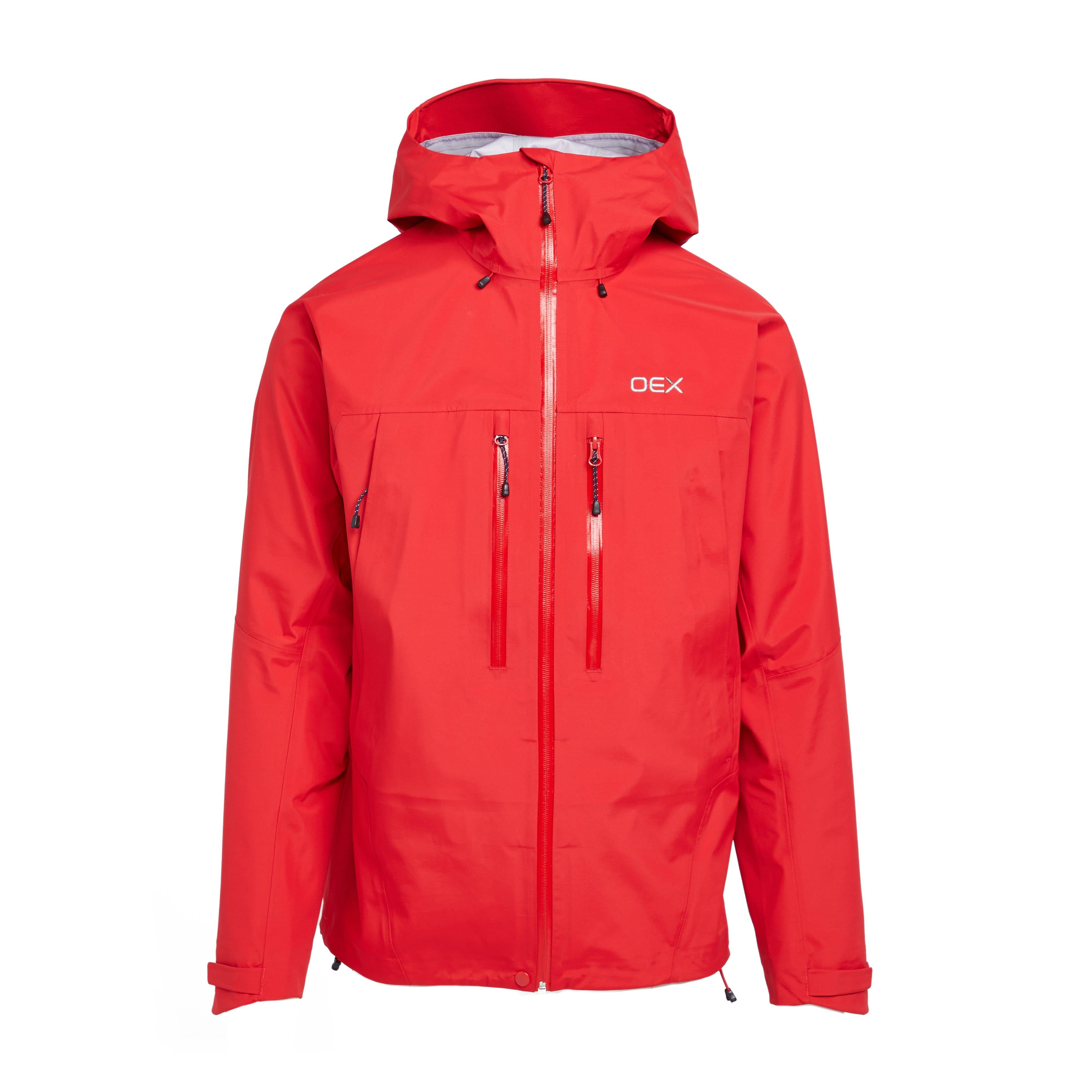 Red OEX Men's Tirran Waterproof Jacket – GO Outdoors