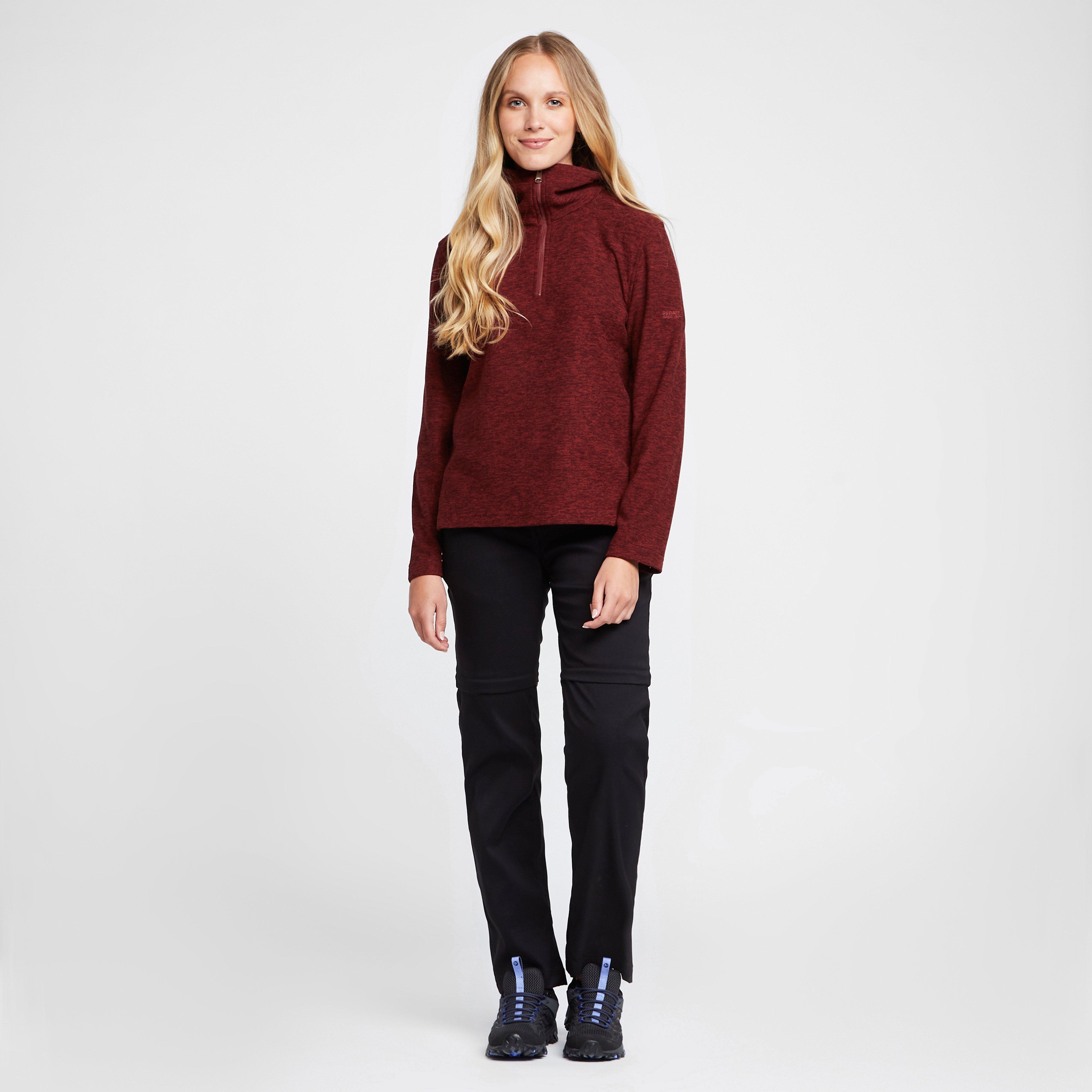 Womens Kizmit Half-Zip Fleece Red