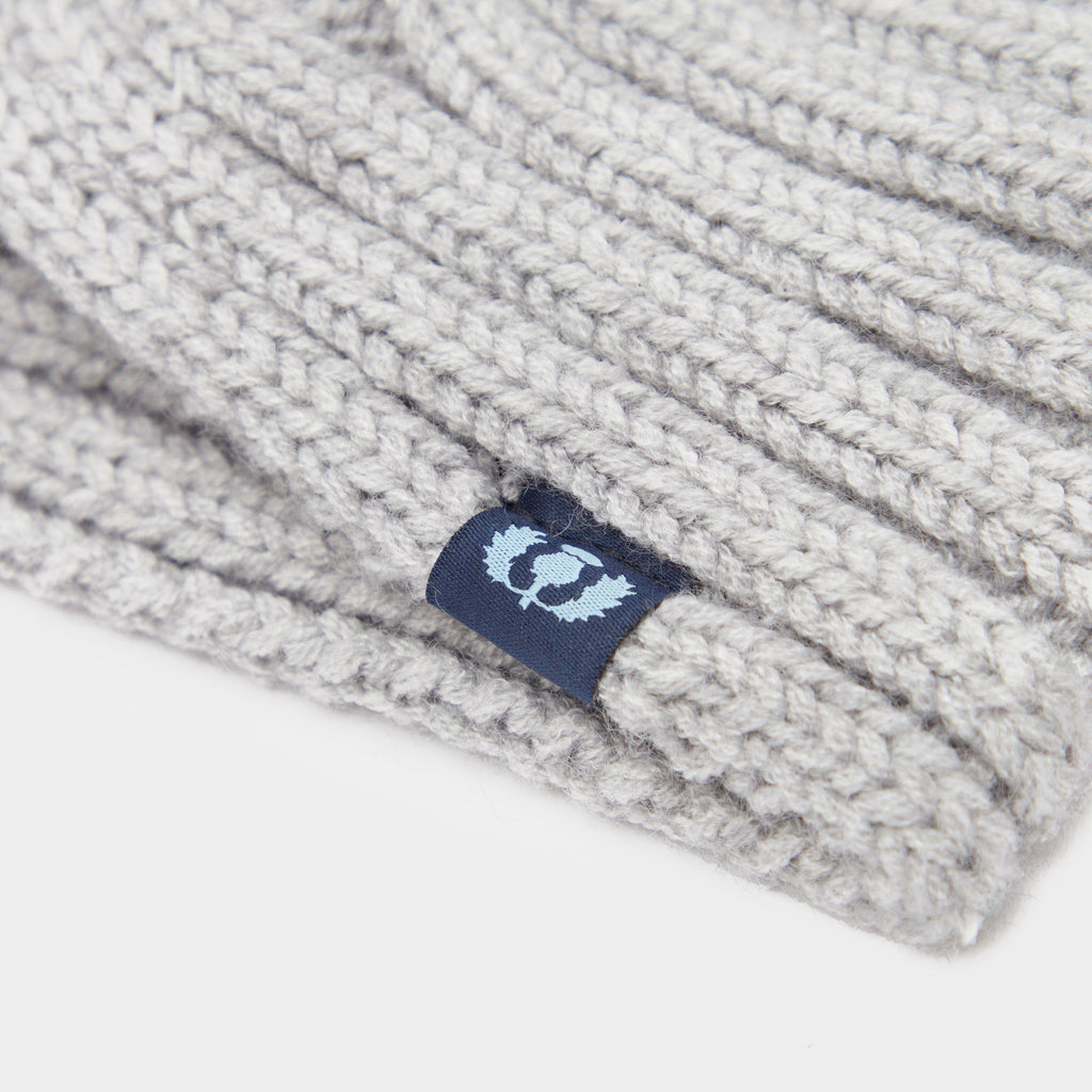 Knotted Headband in Grey Marl