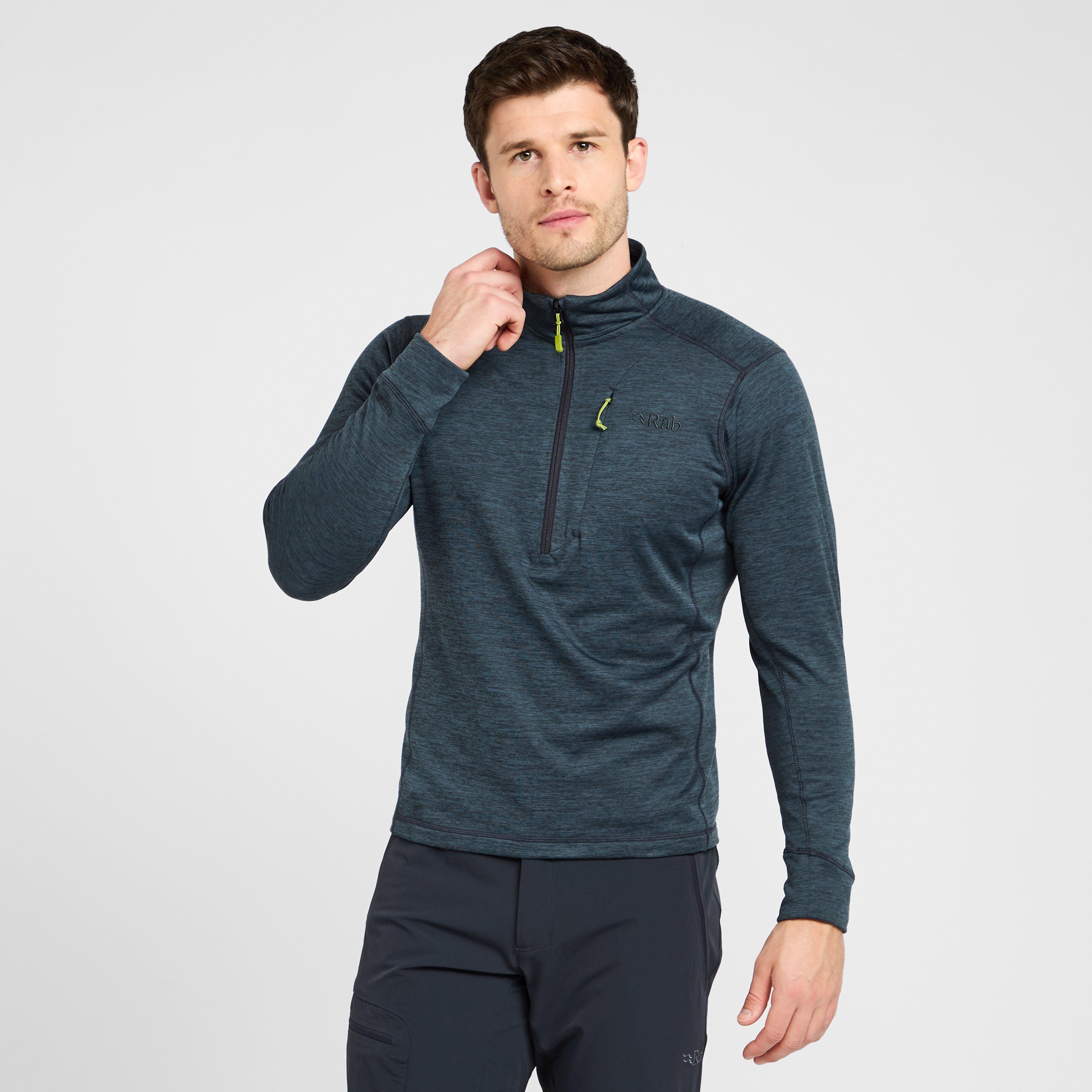 ♡RAB♡ Navy Rab Men's Zawn Half-Zip Layer – GO Outdoors