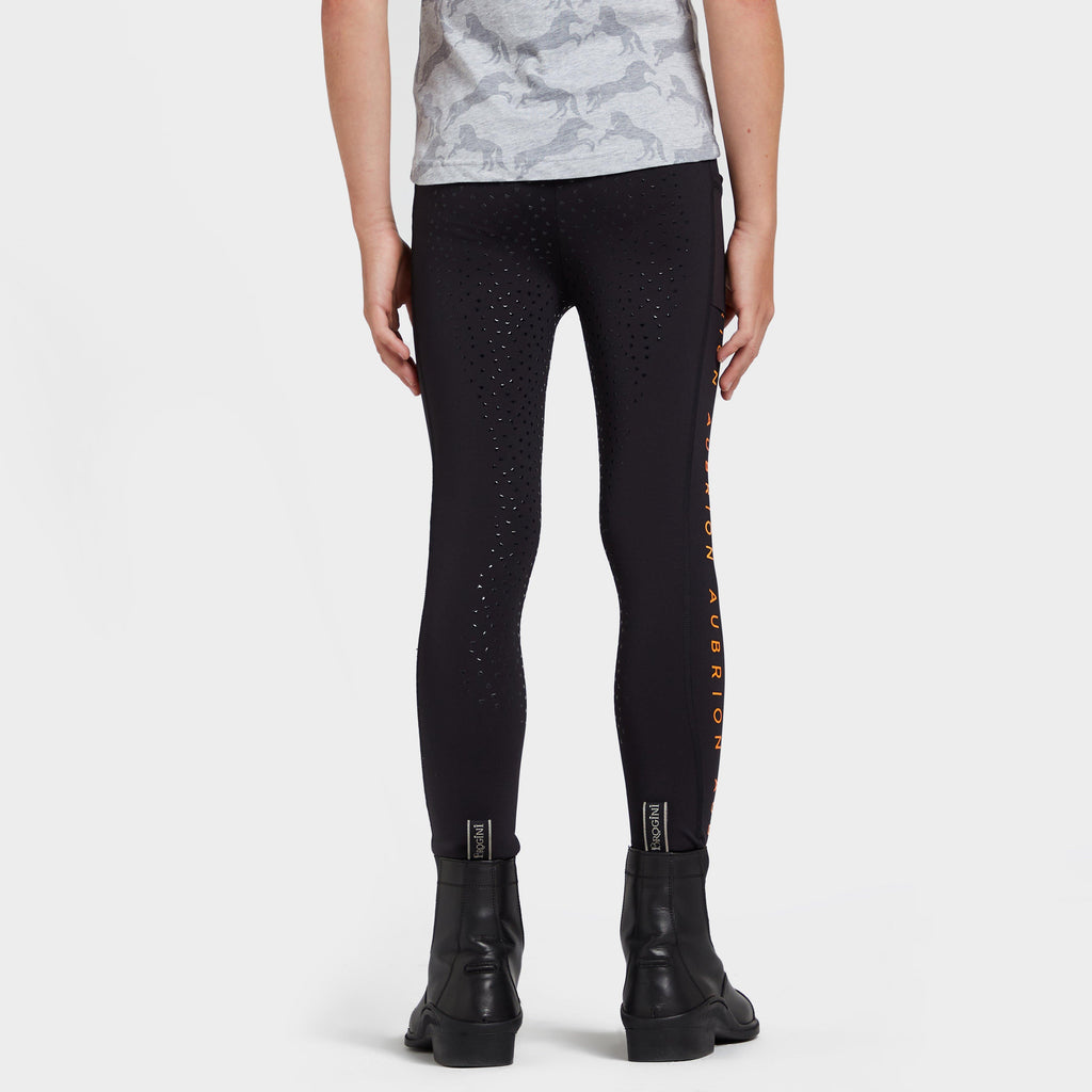 Kids’ Brook Logo Riding Tights
