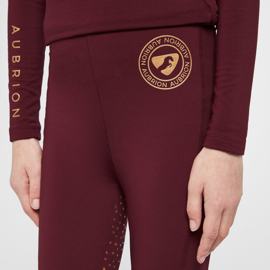 Kids' Eastcote Riding Tights Wine