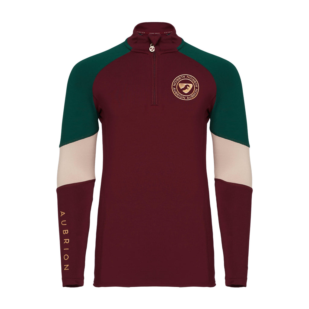 Kids' Newbury Long Sleeved Base Layer Wine