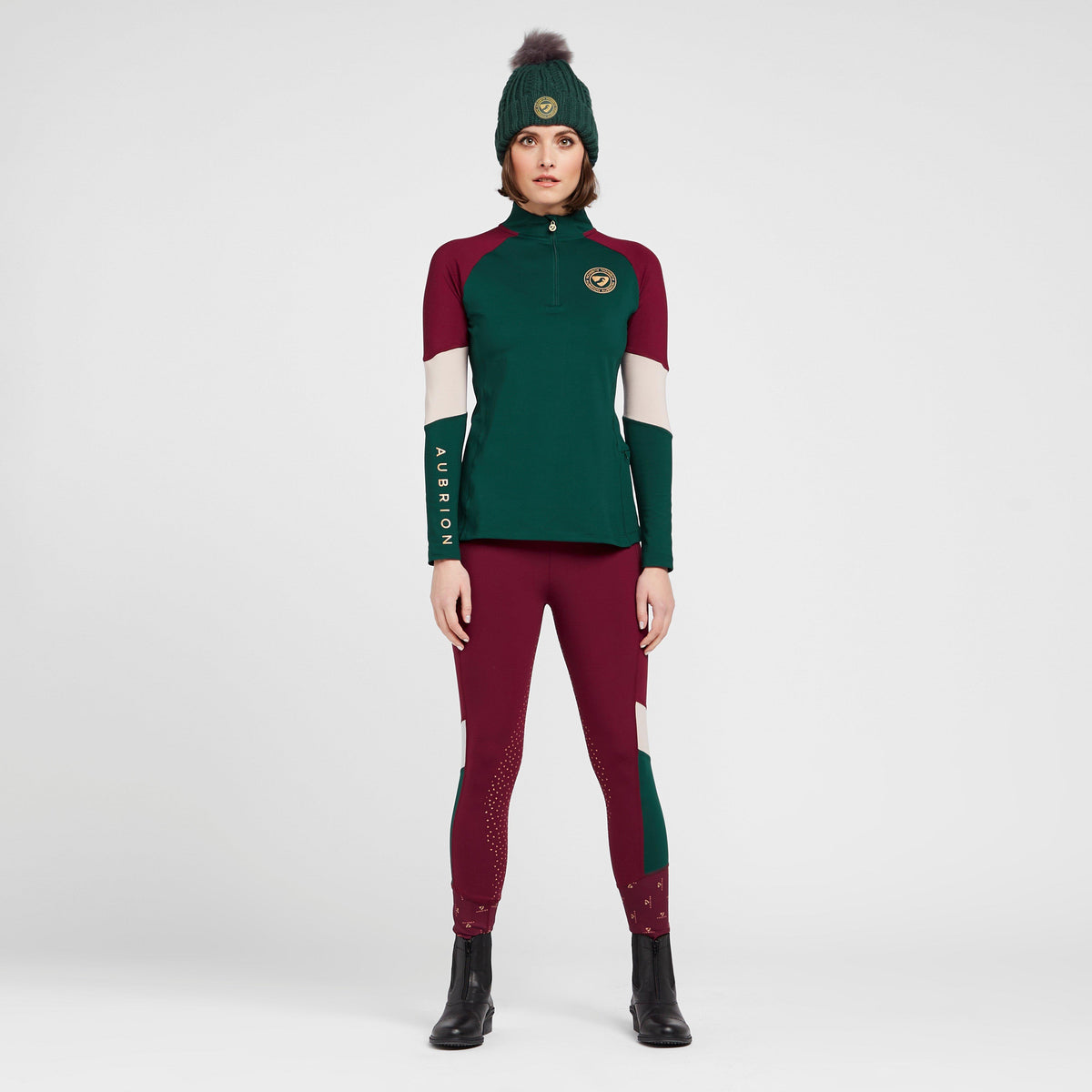 Womens Newbury Long Sleeved Base Layer Dark Green