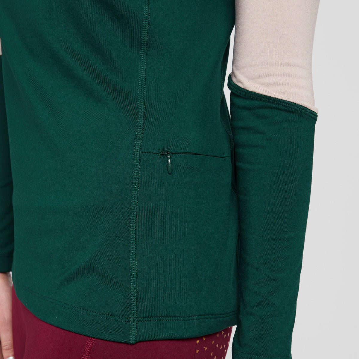 Womens Newbury Long Sleeved Base Layer Dark Green