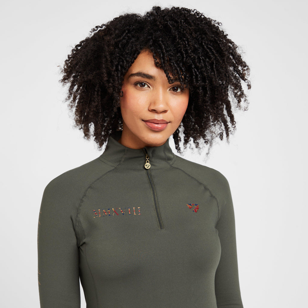 Women's Team Long Sleeved Base Layer Khaki