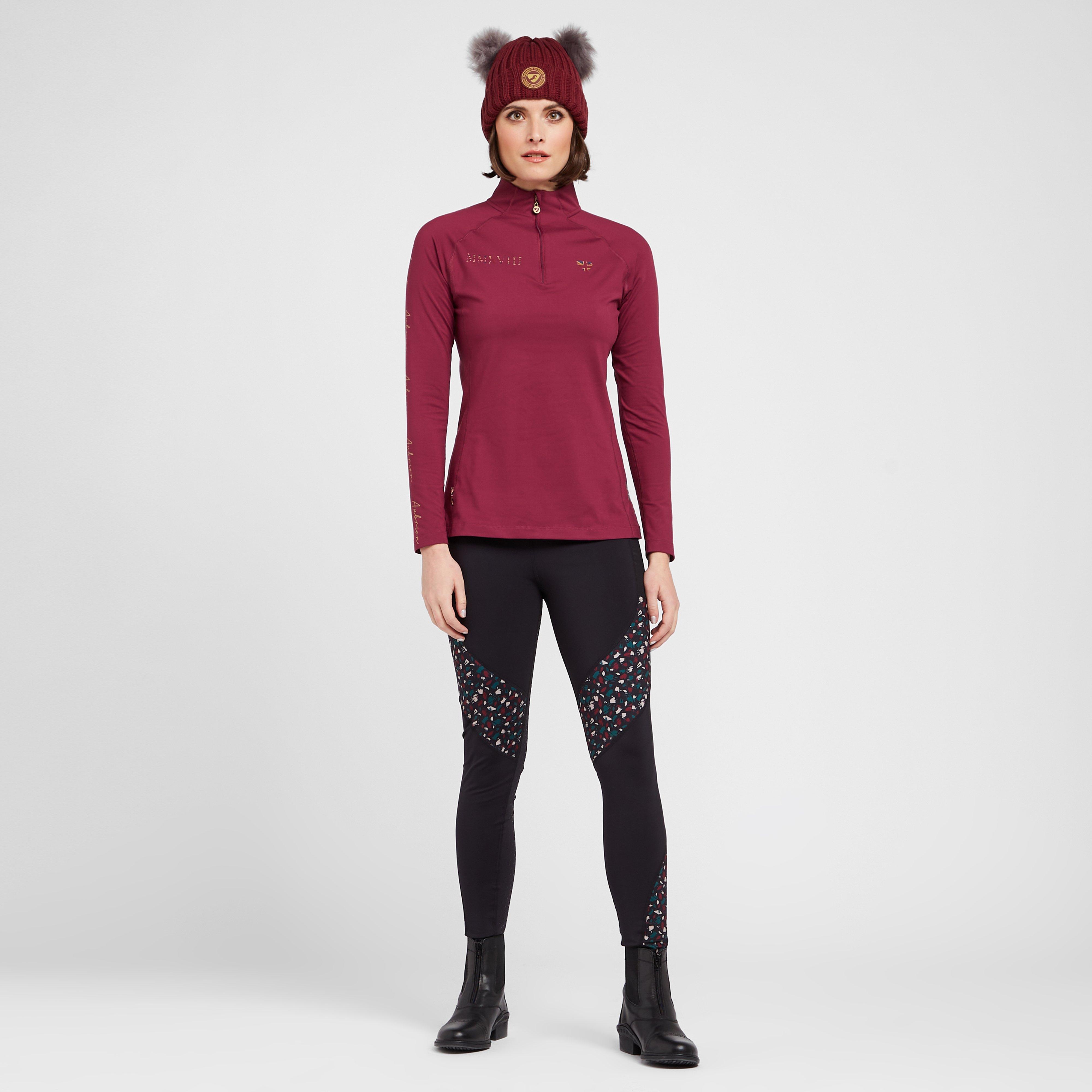Women's Team Long Sleeve Base Layer in Mulberry