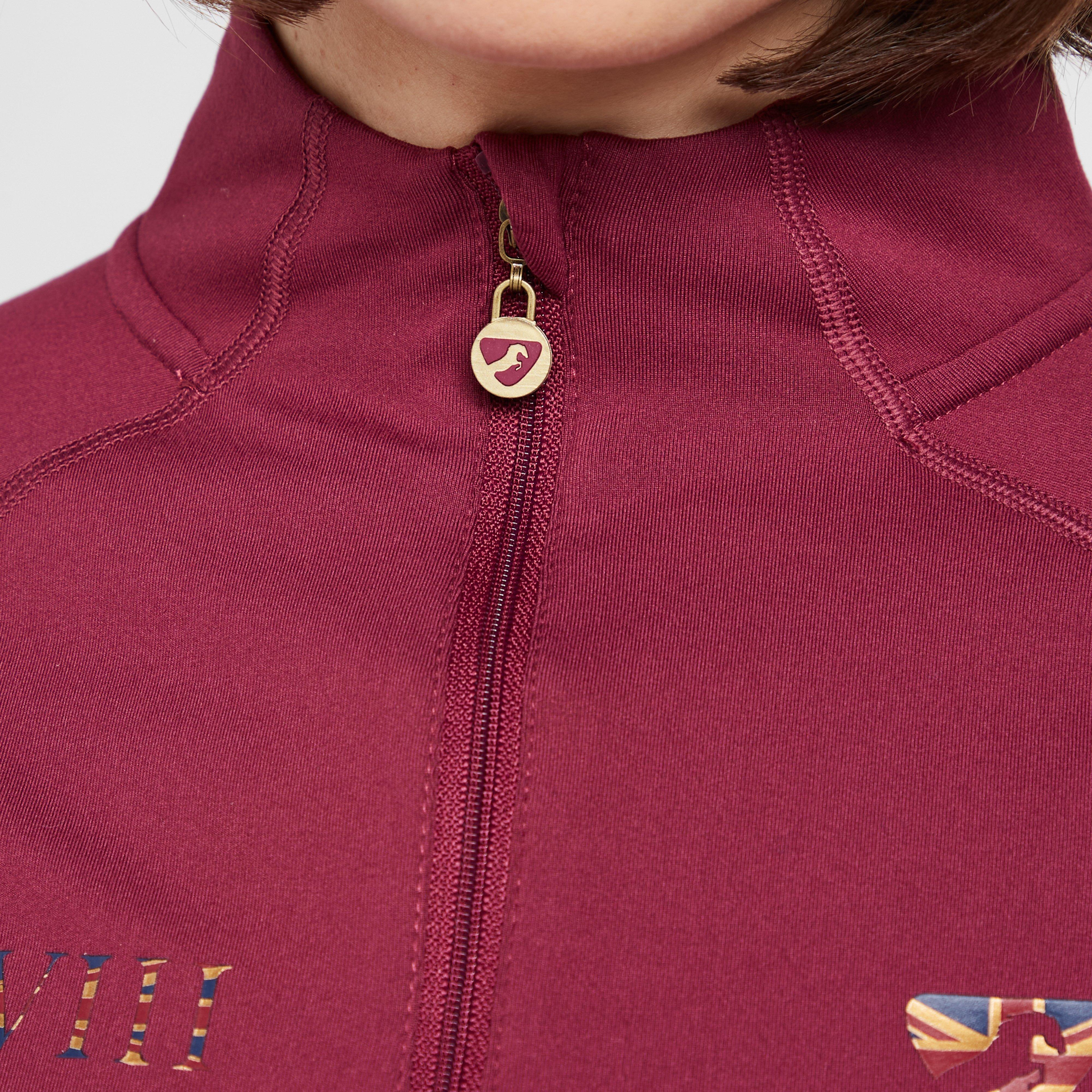 Women's Team Long Sleeve Base Layer in Mulberry