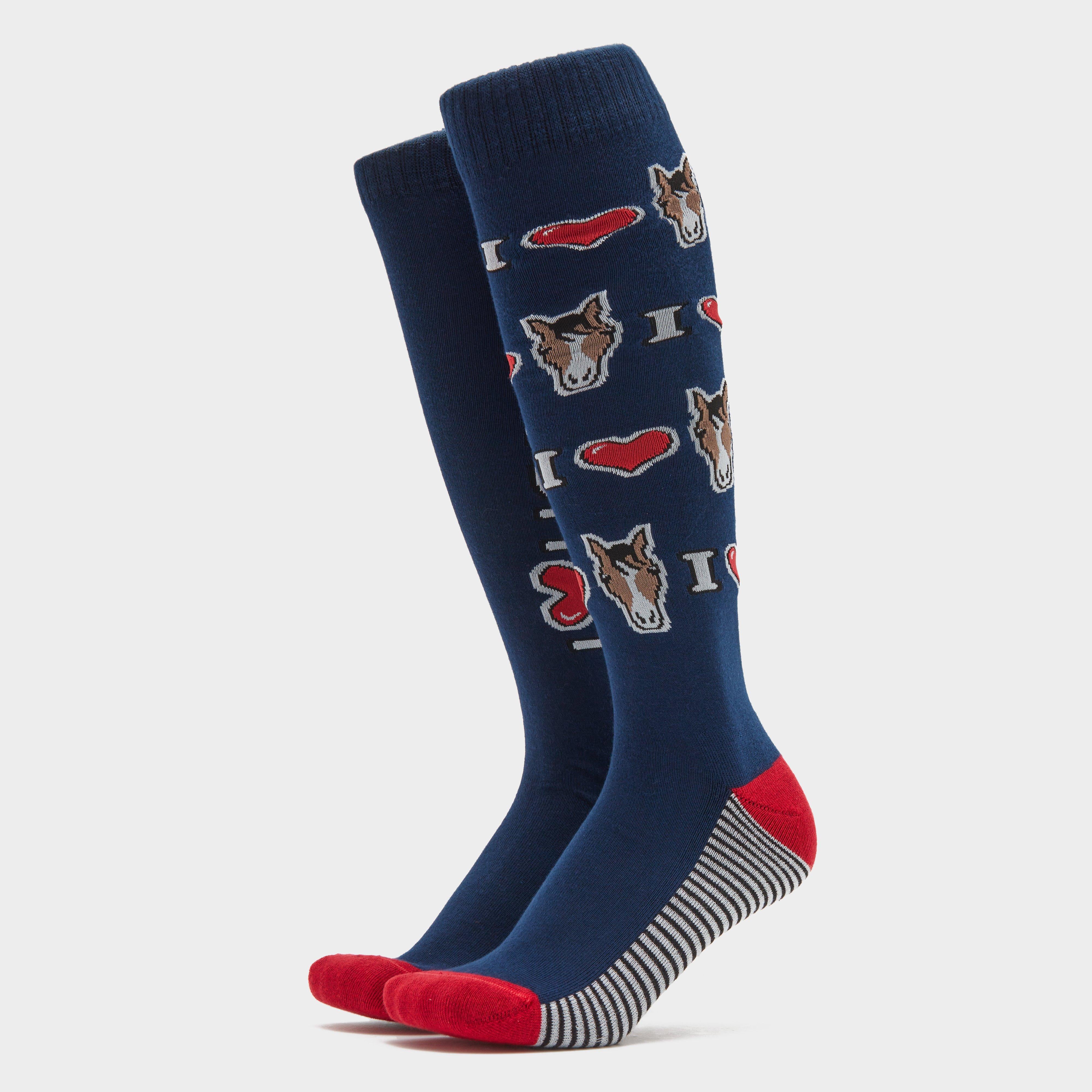 Adults Novelty Socks I Love Horses