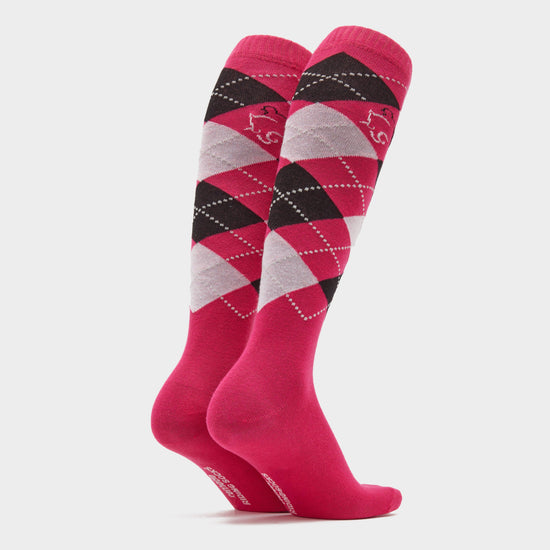 Adults Argyle Cotton Socks