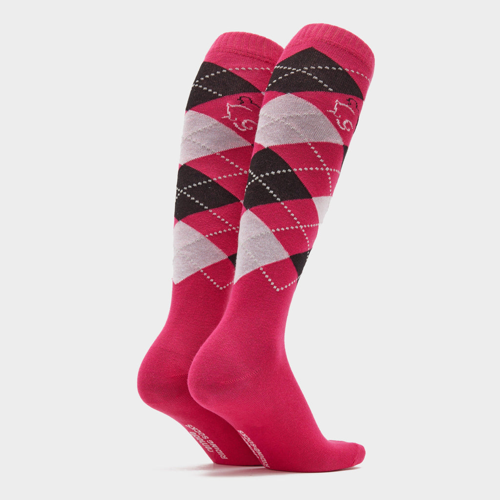Kids’ Argyle Cotton Socks