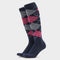 Adults Argyle Cotton Socks Navy