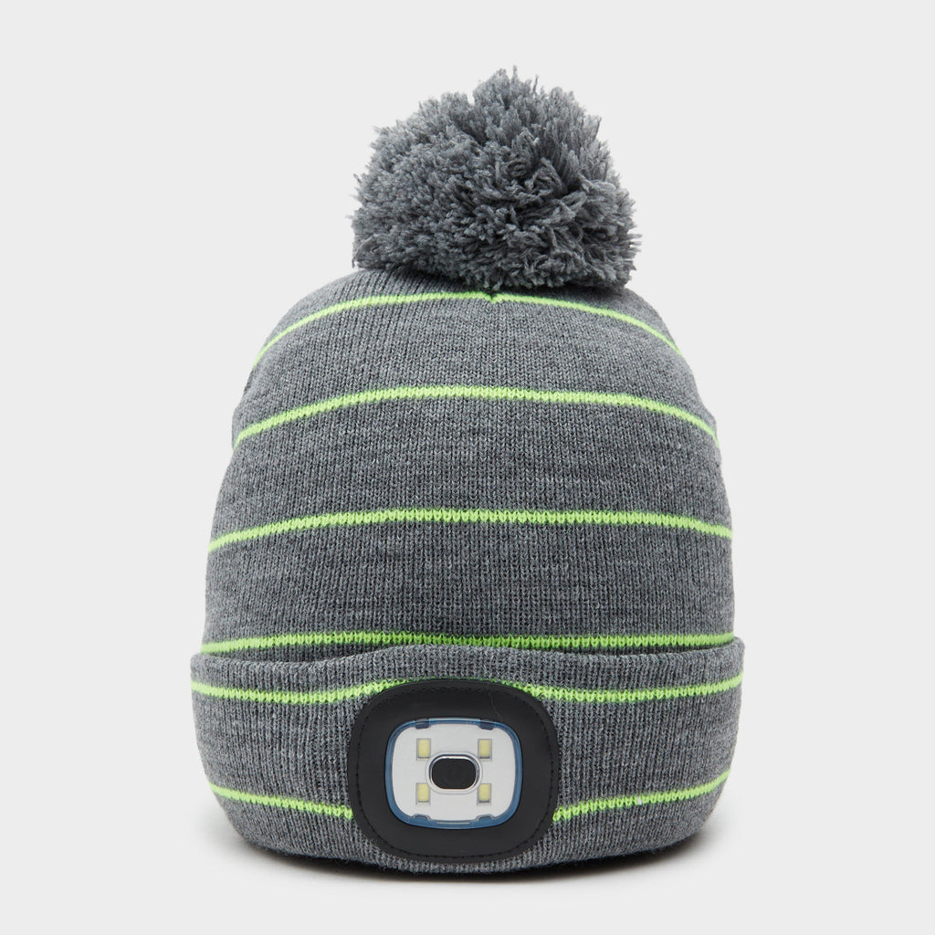 Kids' Vision Stripe LED Pom Hat