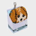 Womens Fluffy Hanging Socks Blue Dog