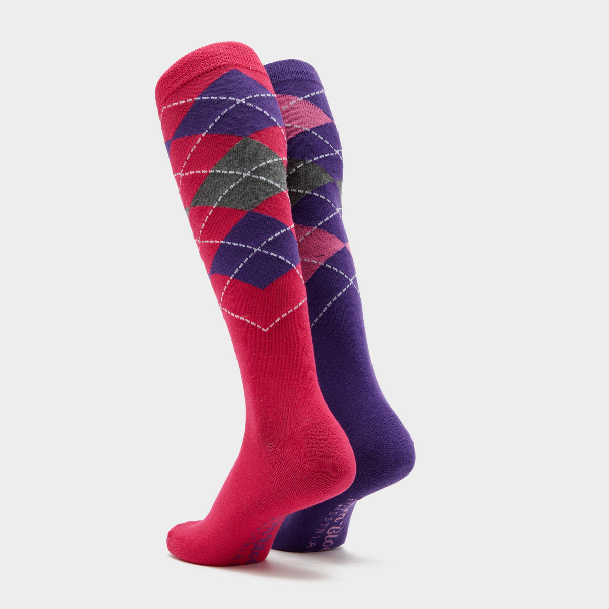 Women’s Equestrian Argyle Socks 2 Pack