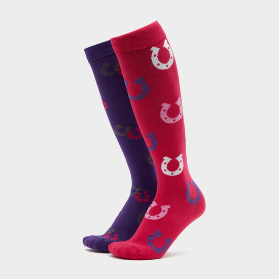 Women’s Horseshoe Socks 2 Pack