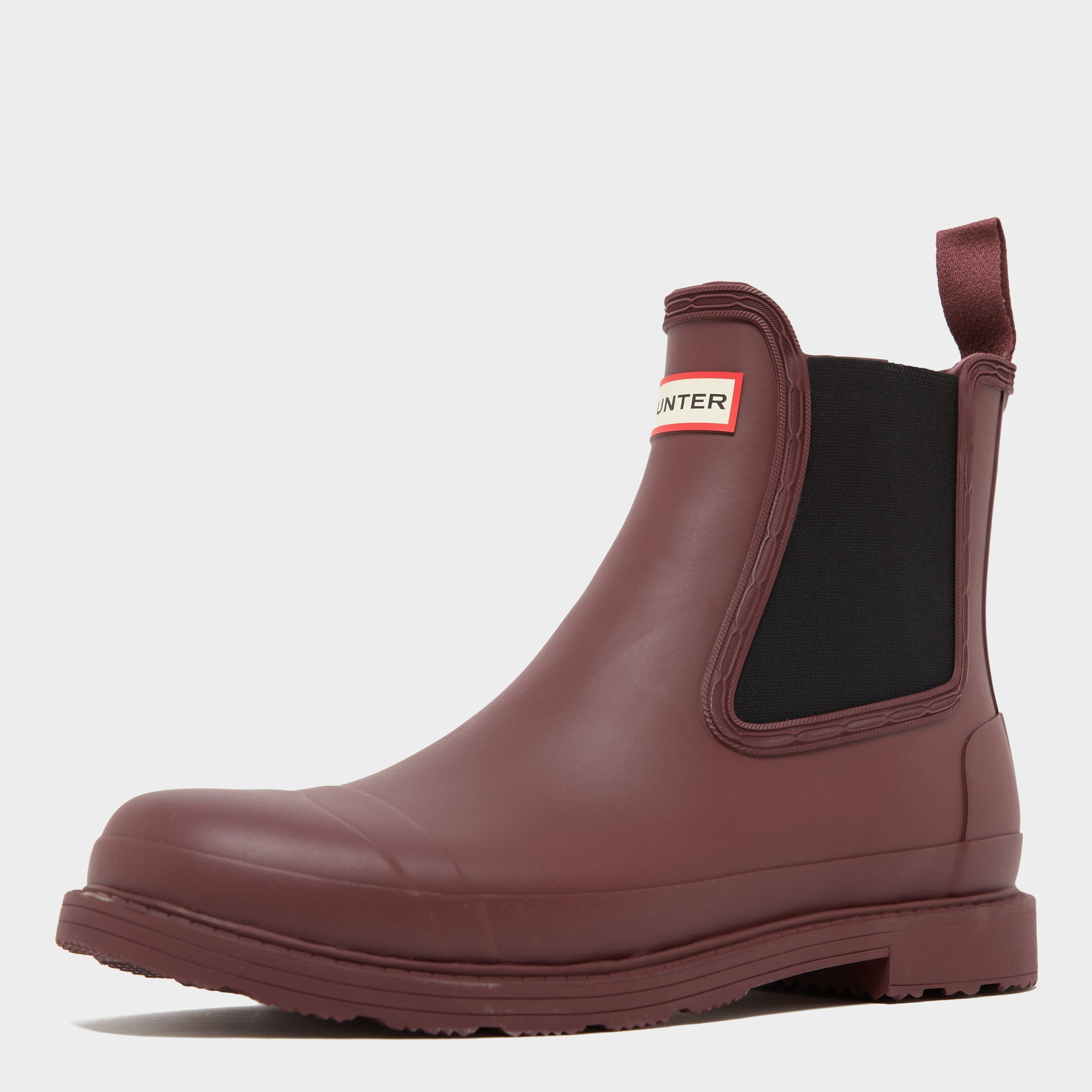 Men's Commando Chelsea Boots in Brown
