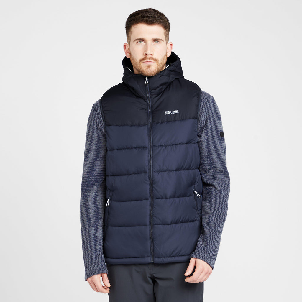 Men’s Nevado Heavyweight Gilet in Black Dark Grey
