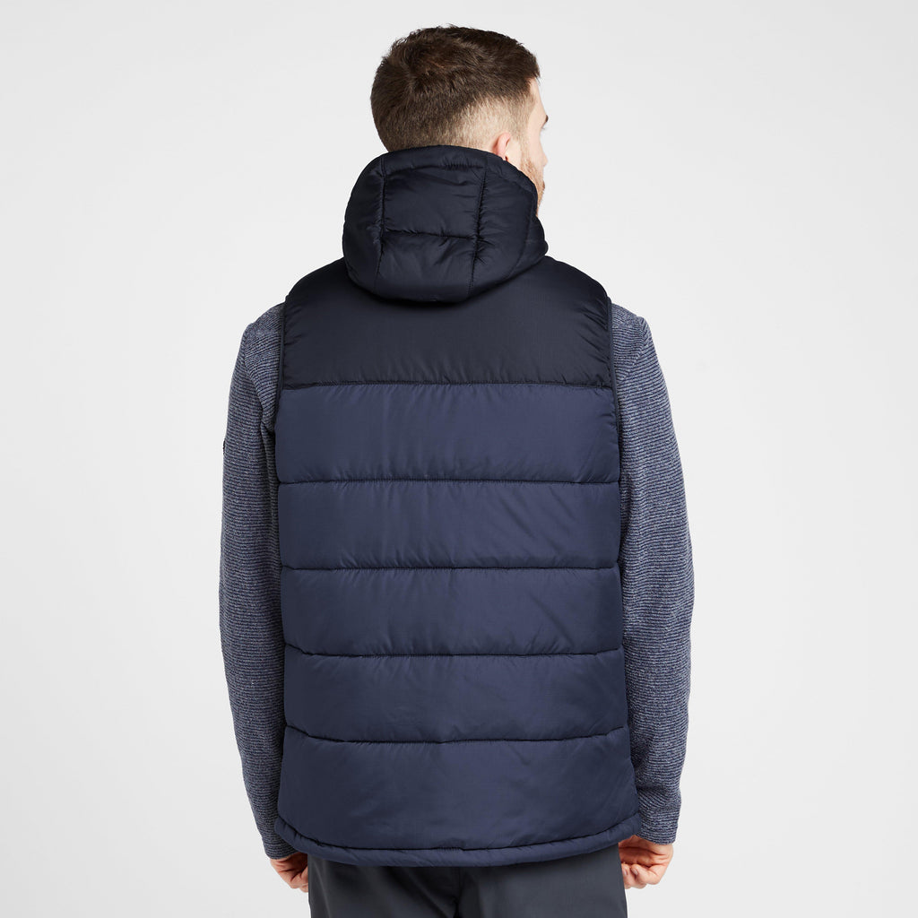 Men’s Nevado Heavyweight Gilet in Black Dark Grey