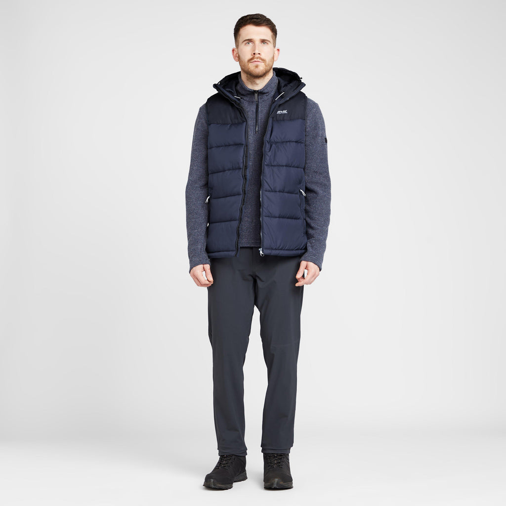 Men’s Nevado Heavyweight Gilet in Black Dark Grey
