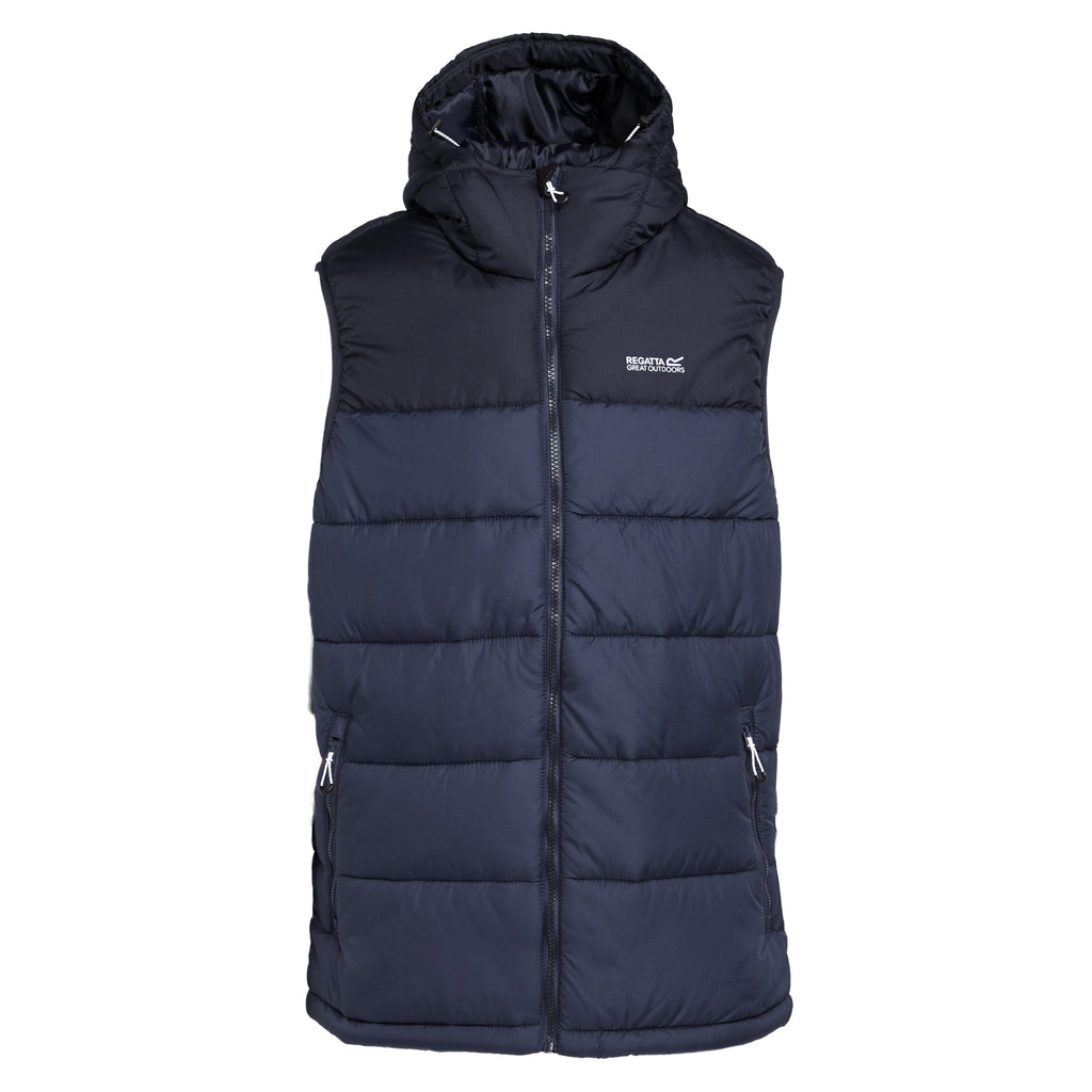 Men’s Nevado Heavyweight Gilet in Black Dark Grey
