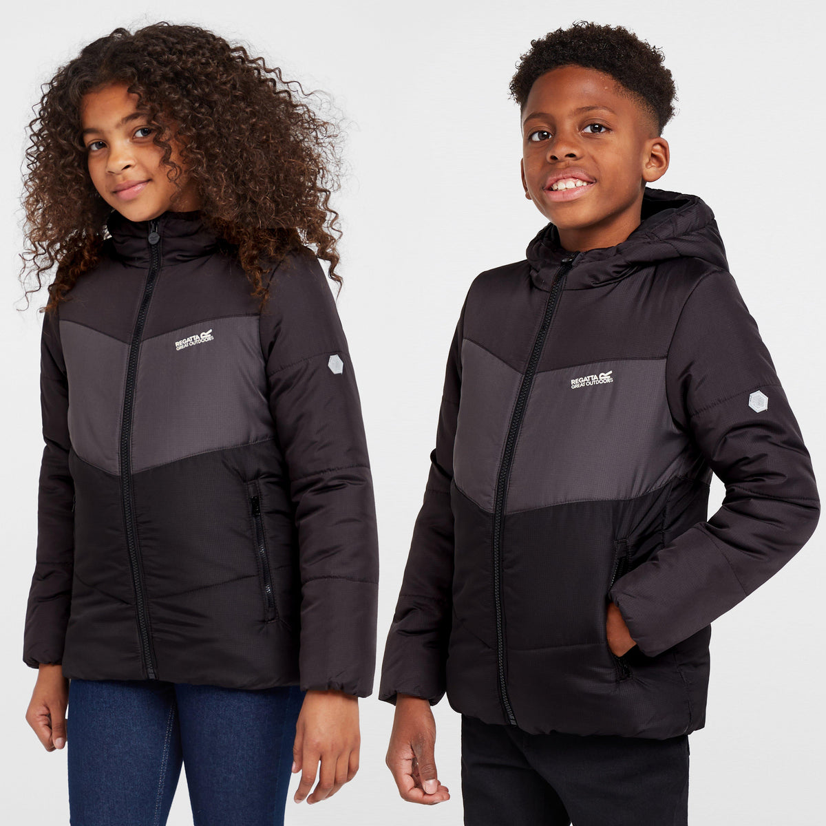 Kids' Lofthouse VI Insulated Jacket Ash Dark Grey Black
