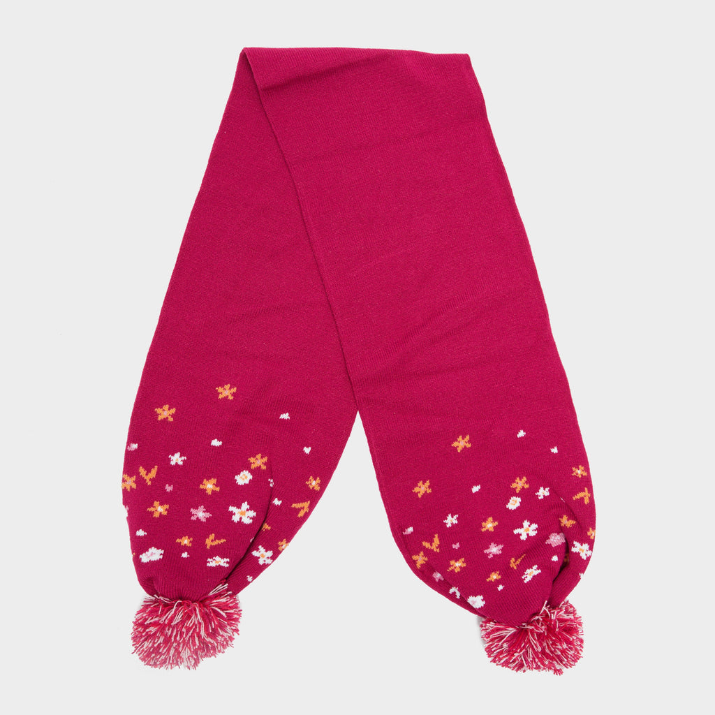 Peppa Pig Knitted Pom Pom Hat Scarf and Glove Set