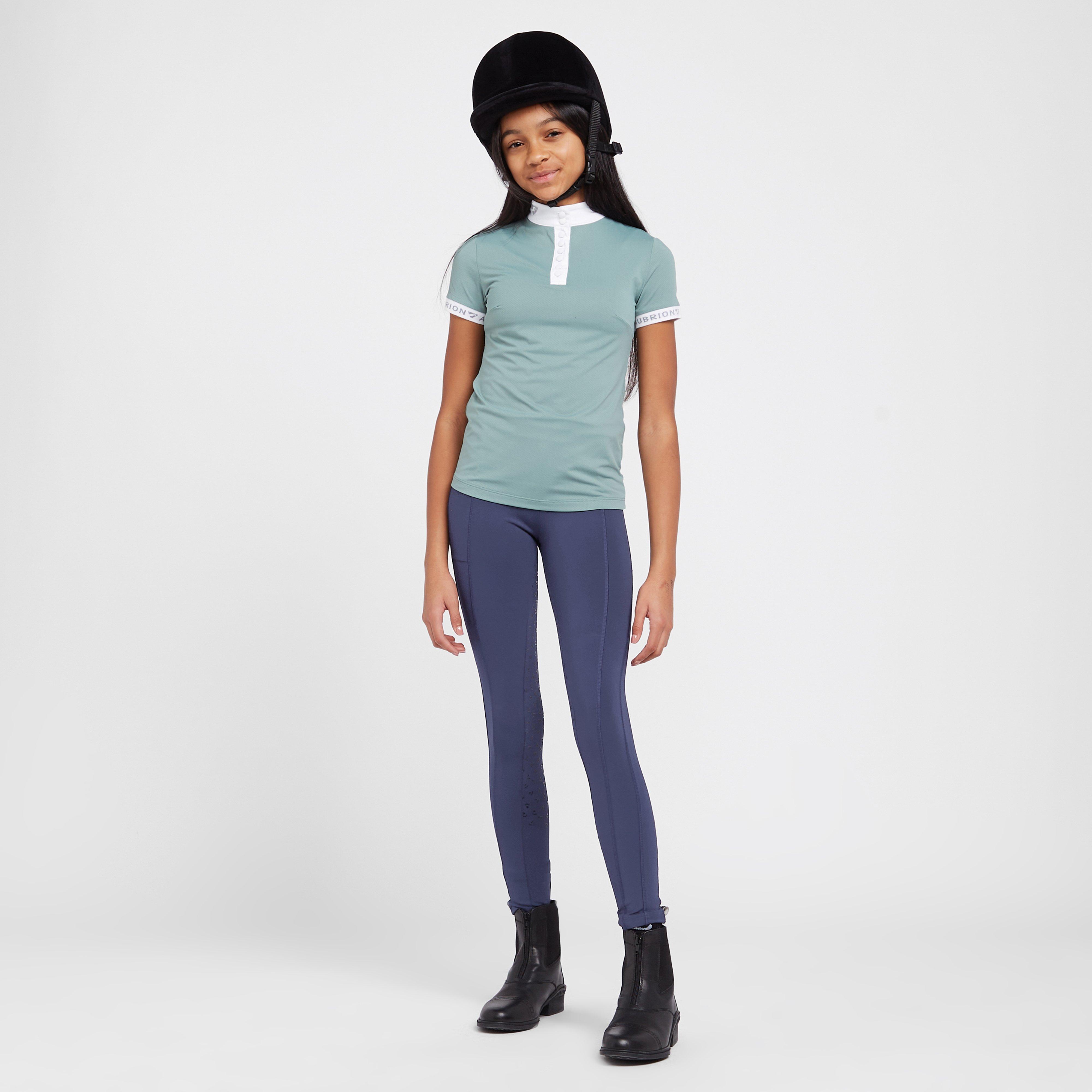 Kids' Hudson Riding Tights White
